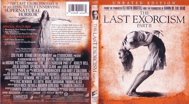 dvd cover The Last Exorcism Part II WS UR R0 Blu-Ray DVD