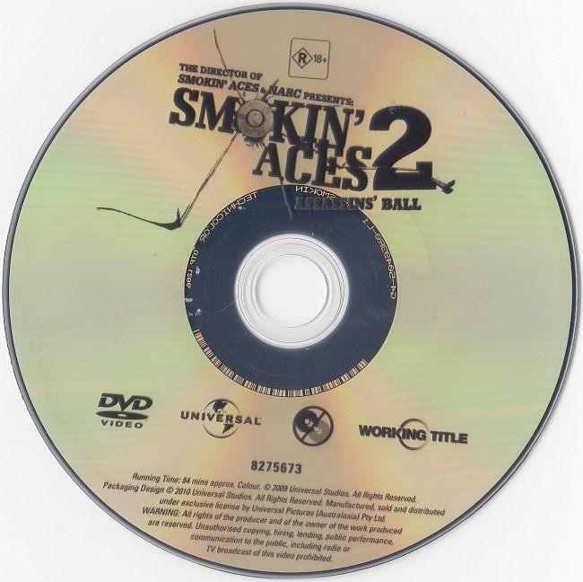 dvd cover Smokin' Aces 2: Assassins' Ball (2010) WS R4