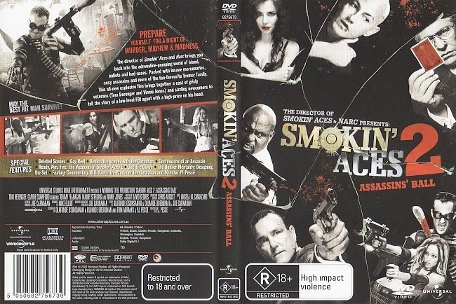 dvd cover Smokin' Aces 2: Assassins' Ball (2010) WS R4