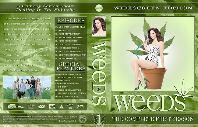 dvd cover Weeds: tv series season 1 front