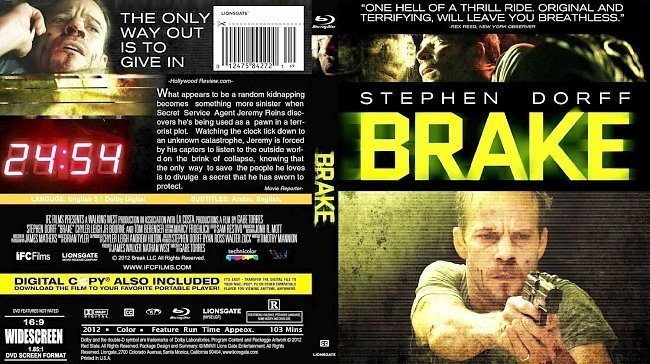 dvd cover Brake