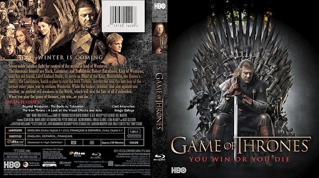 dvd cover Game of Thrones