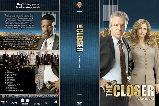 dvd cover The Closer Season 1