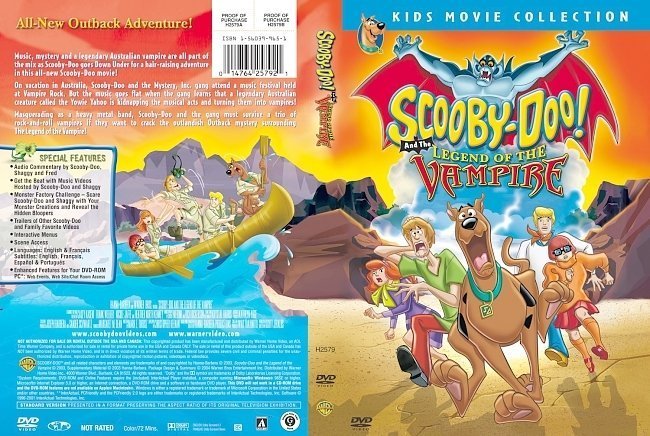 dvd cover Scooby Doo And The Legend Of The Vampire