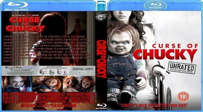 Curse Of Chucky  R2 (Blu-Ray Movie) Custom 