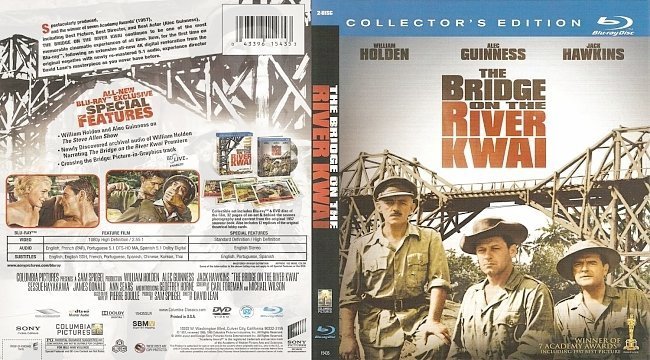 dvd cover The Bridge On The River Kwai