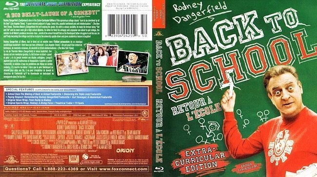 dvd cover Back To School