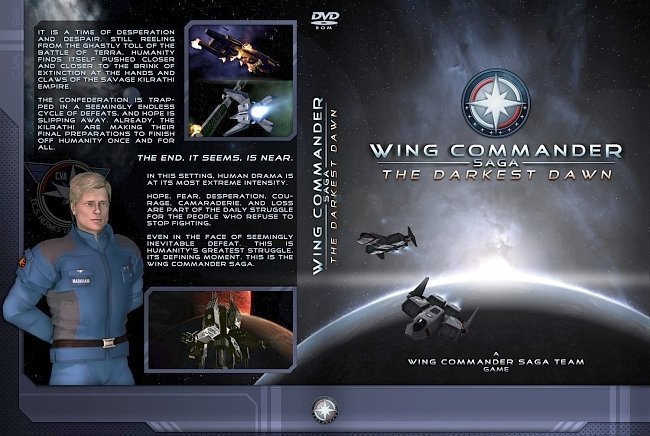 dvd cover Wing Commander Saga The Darkest Dawn