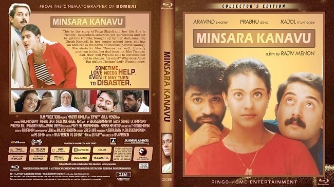 dvd cover Minsara Kanavu