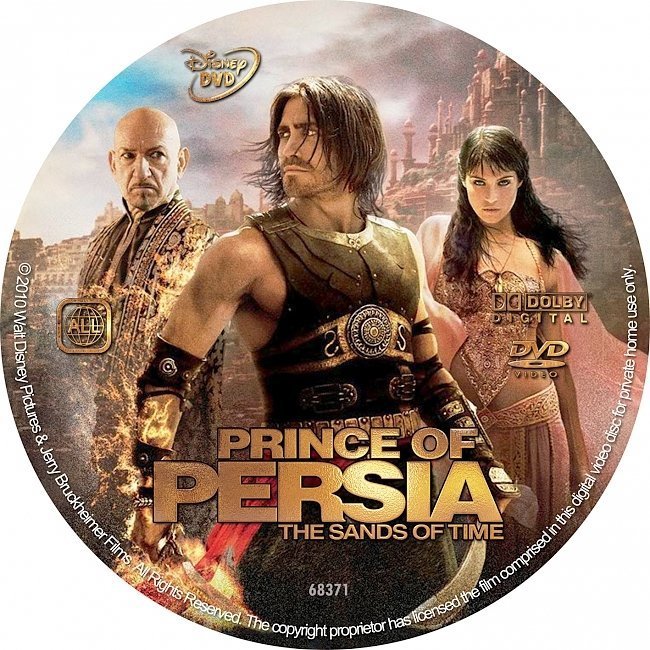 dvd cover Prince Of Persia: The Sands Of Time (2010) R2
