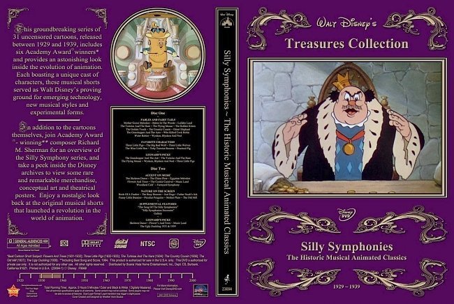 dvd cover Silly Symphonies