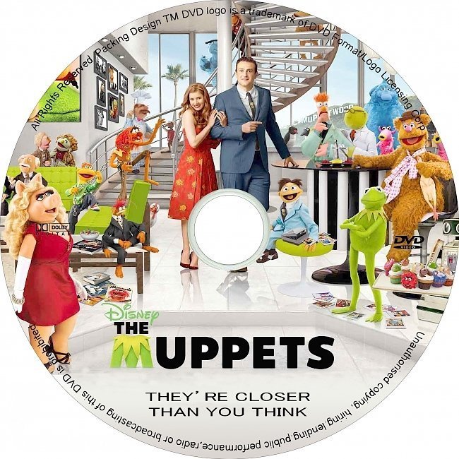 dvd cover The Muppets (2011) WS R1