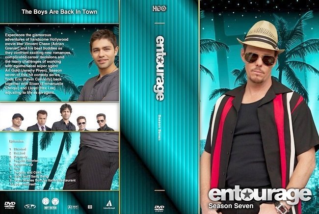 dvd cover Entourage Season 7