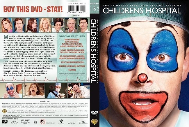 dvd cover Childrens Hospital Seasons 1 2