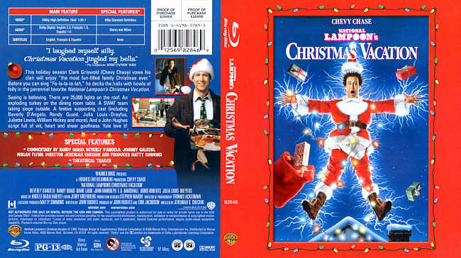 dvd cover National Lampoon's Christmas Vacation