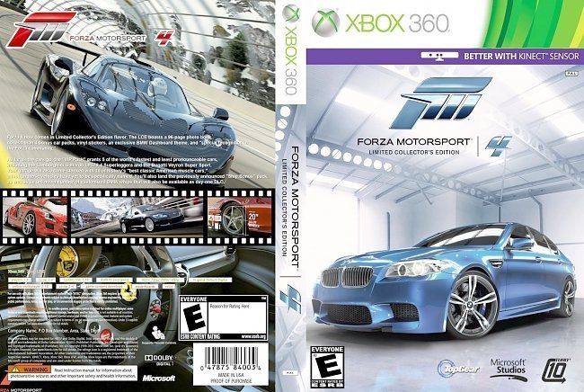 dvd cover Forza 4 Limited Collectors Edition NTSC f