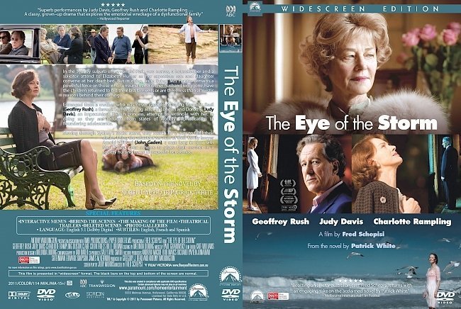dvd cover The Eye Of The Storm (2011) R0 CUSTOM