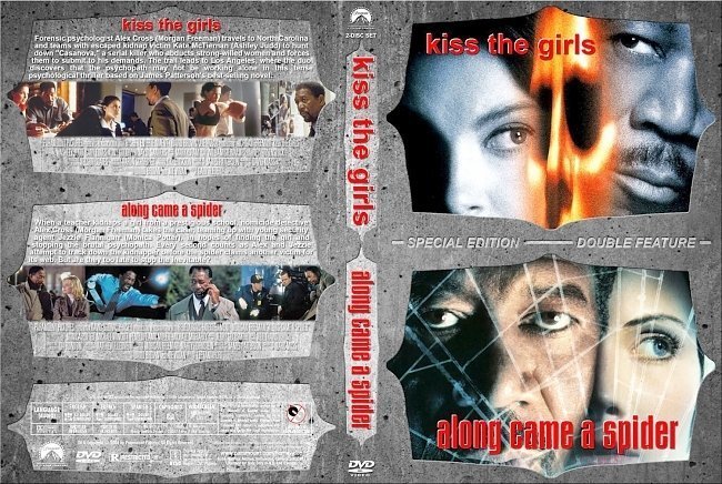 dvd cover Kiss the Girls / Along Came a Spider Double