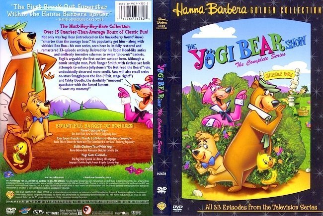 dvd cover The Yogi Bear Show Complete Series R1