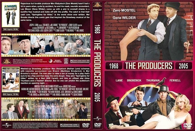dvd cover The Producers Double Feature