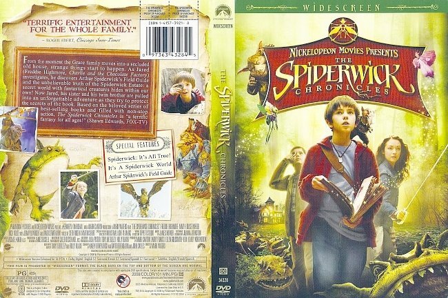 dvd cover The Spiderwick Chronicles (2008) WS R1