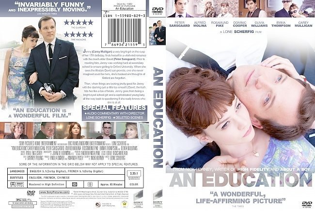 dvd cover An Education (2009) R2