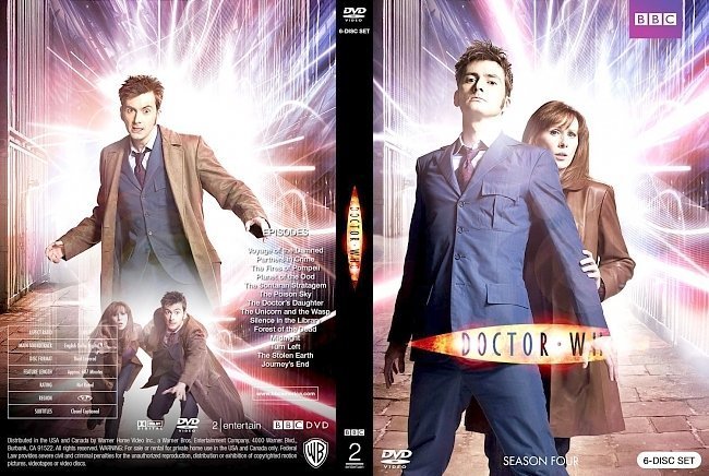 dvd cover Doctor Who Season Four