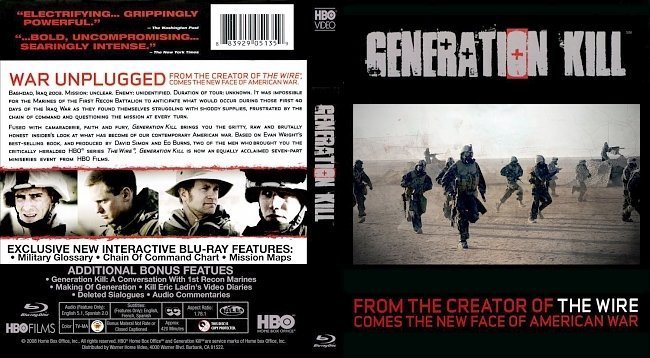 dvd cover Generation Kill br 2 15mm