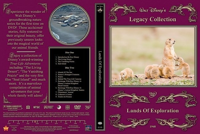 dvd cover Lands Of Exploration