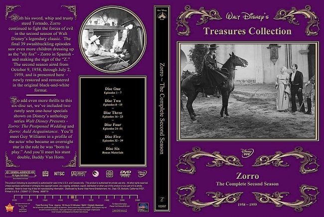 dvd cover Zorro S2