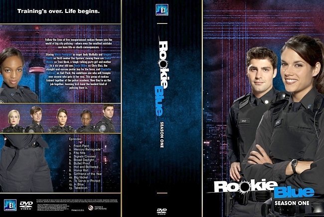 dvd cover Rookie Blue Season 1