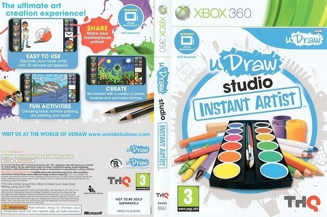 dvd cover U Draw Studio Instant Artist (2011) PAL