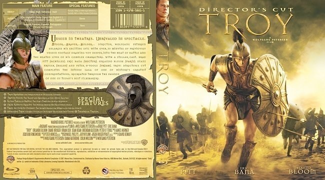 dvd cover Troy