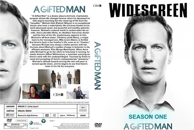 dvd cover A Gifted Man Season 1