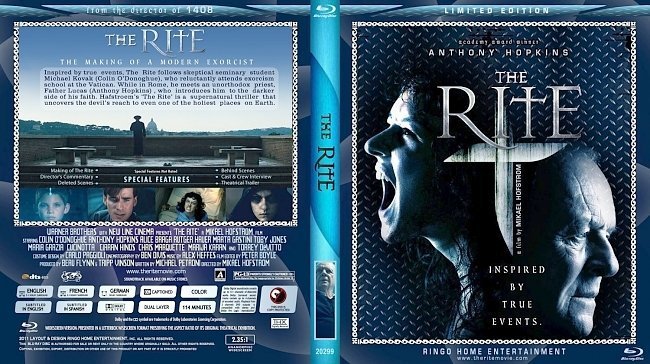 dvd cover The Rite