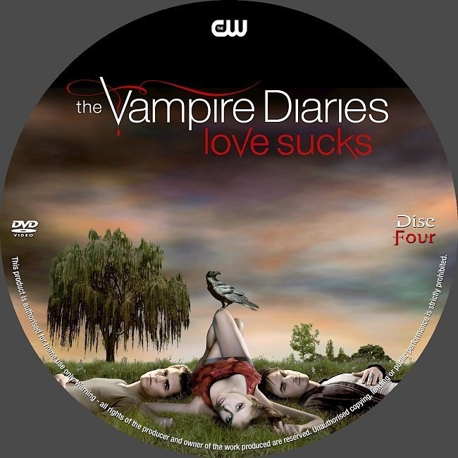 dvd cover The Vampire Diaries: Season 1 R2 CUSTOM