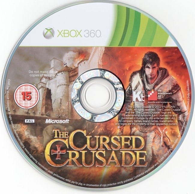 dvd cover The Cursed Crusade (2011) PAL