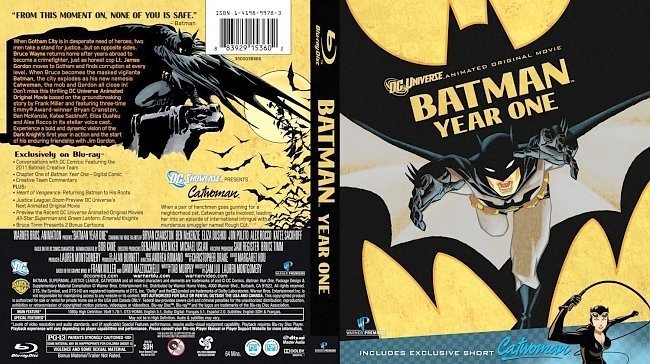 dvd cover Batman Year One