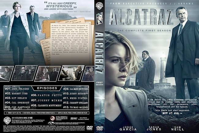 dvd cover Alcatraz Seson 1