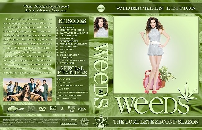 dvd cover Weeds: Season 2 front