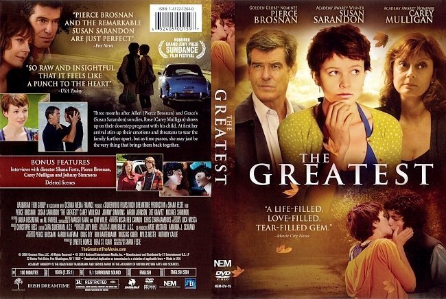 dvd cover The Greatest (2009) WS R1