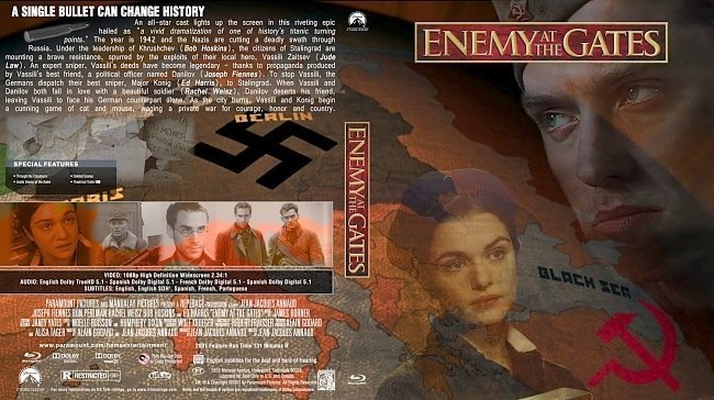 dvd cover Enemy at the Gates