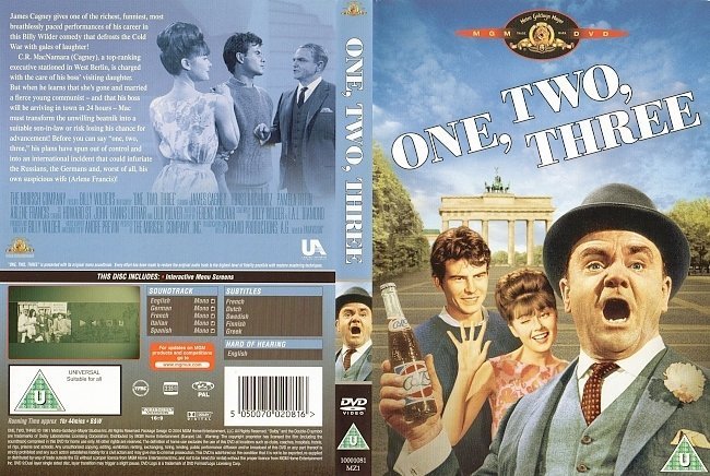 dvd cover One, Two, Three (1961) WS R2