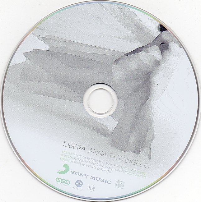 dvd cover Anna Tatangelo - Libera