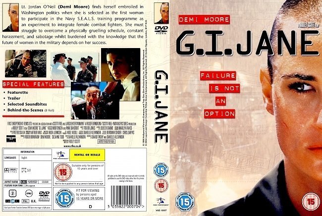 dvd cover G.I. Jane (1997) R2