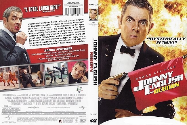 dvd cover Johnny English Reborn (2011) WS R1