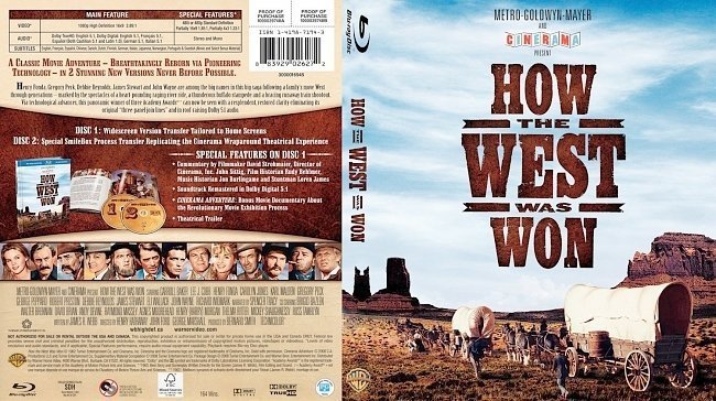 dvd cover How The West Was Won Blu ray