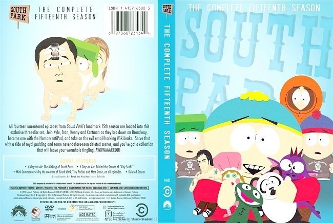 dvd cover South Park