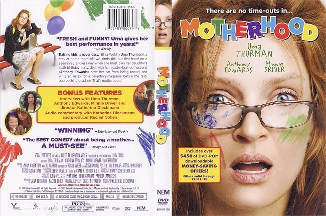 dvd cover Motherhood (2009) R1