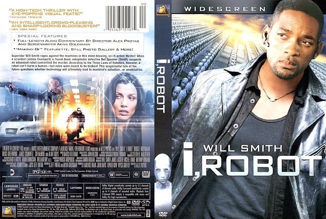 dvd cover I, Robot (2004) WS R1